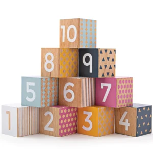 Clearance AAA Certified Wooden Number Blocks Kids Kids Learning Numbers And Letter