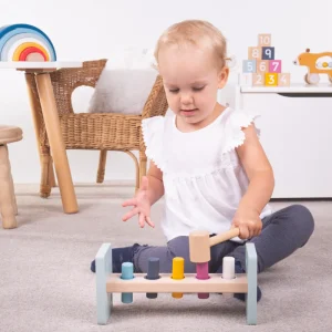 Clearance 100% AAA Certified Hammer Bench Wooden Puzzles And Activity Toys | Traditional Wooden Toys