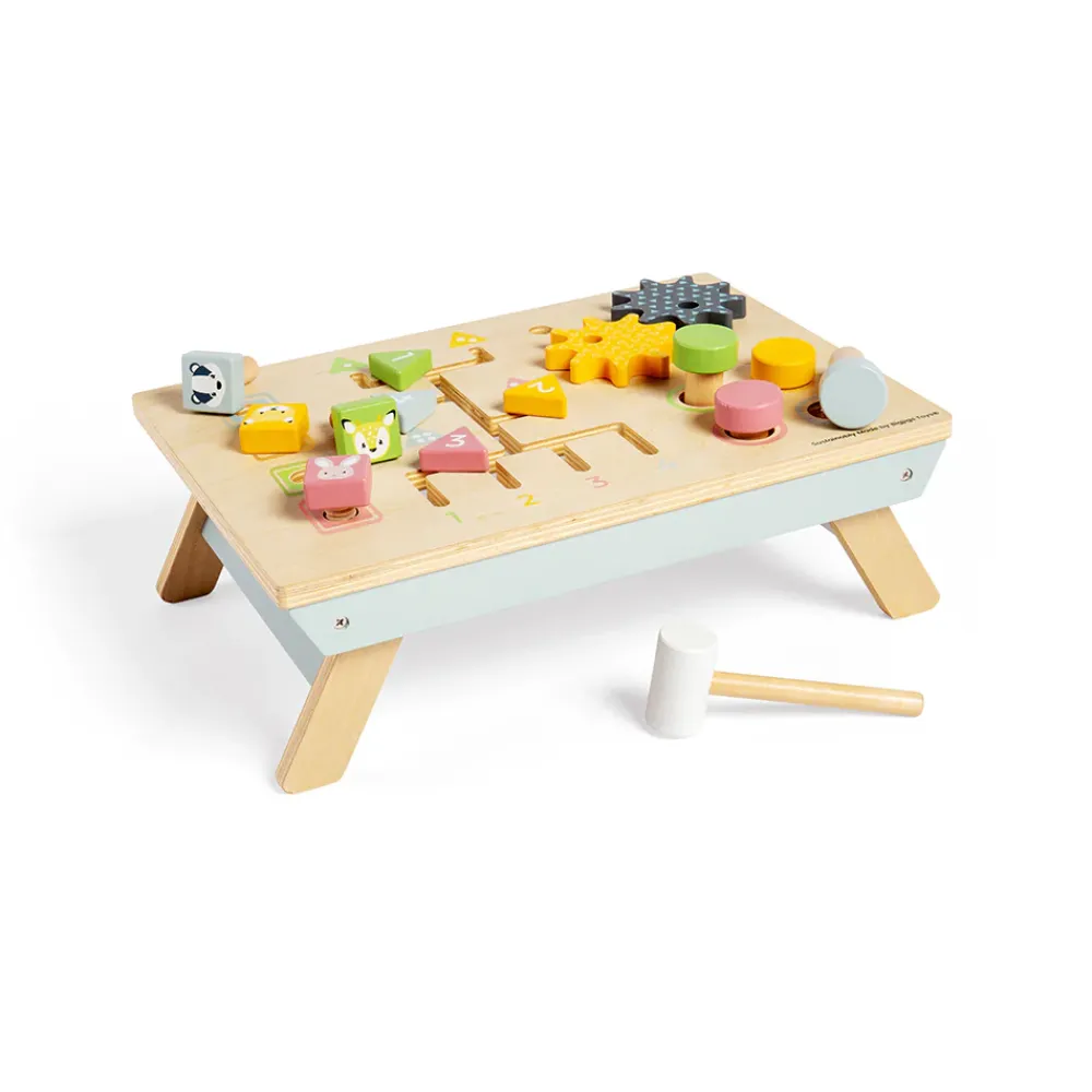 aaa_certified_sustainable_0.webp Hot AAA certified sustainable wood Tabletop Activity Bench Kids Montessori Toys | Kid’s Furniture