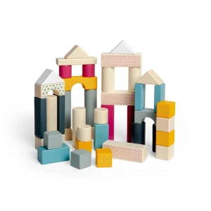 Sale 100% AAA certified wood Drum of 50 Bricks Wooden Puzzles And Activity Toys | Traditional Wooden Toys