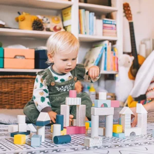 Sale 100% AAA certified wood Drum of 50 Bricks Wooden Puzzles And Activity Toys | Traditional Wooden Toys