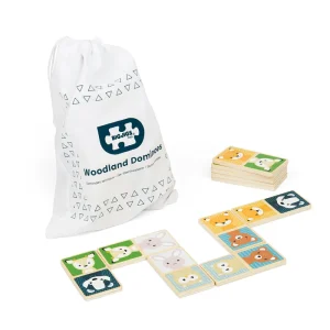 Online AAA Certified Woodland Animal Dominoes Traditional Wooden Games