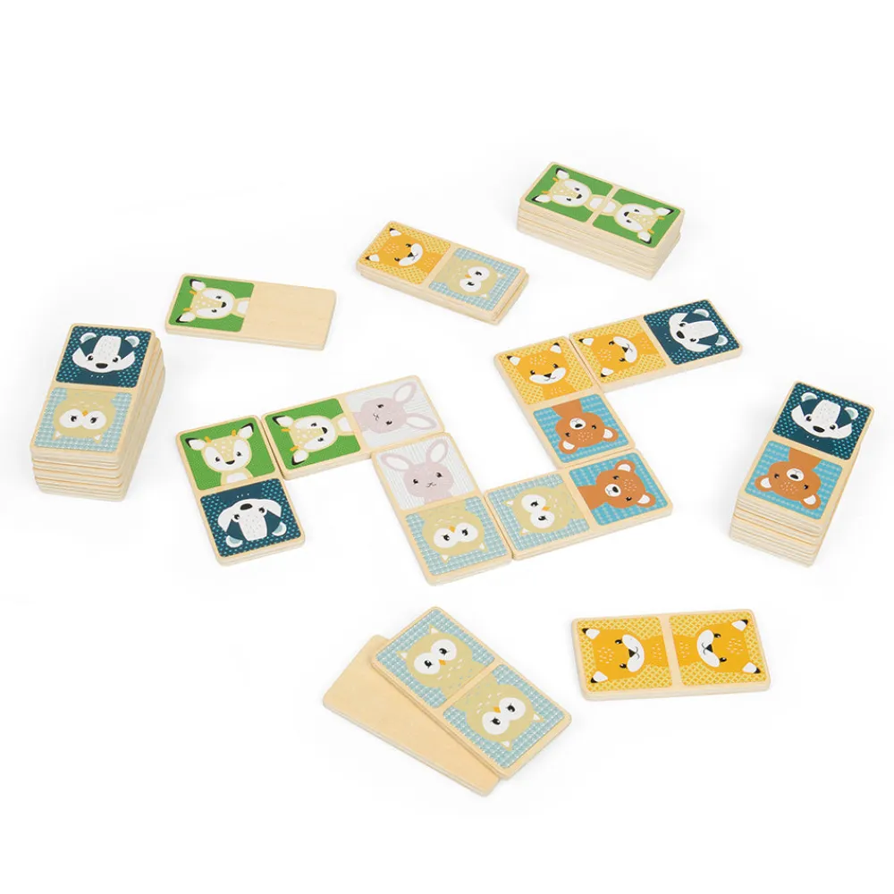 aaa_certified_woodland_an_1.webp Online AAA Certified Woodland Animal Dominoes Traditional Wooden Games