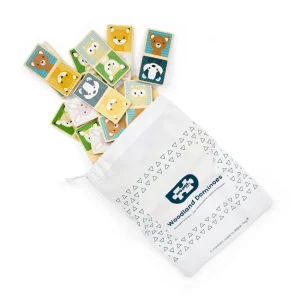 Online AAA Certified Woodland Animal Dominoes Traditional Wooden Games