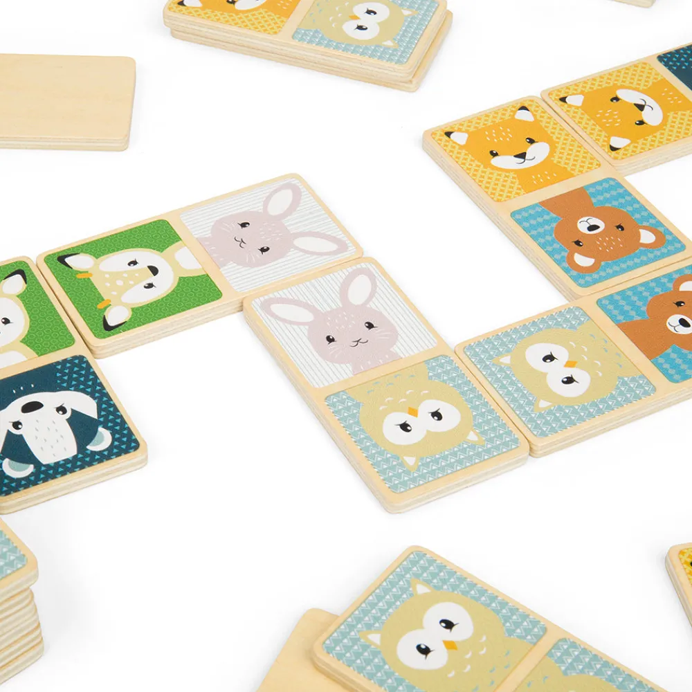 aaa_certified_woodland_an_5.webp Online AAA Certified Woodland Animal Dominoes Traditional Wooden Games