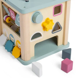 Fashion Activity Cube -100% responsibly sourced wood Wooden Puzzles And Activity Toys | Traditional Wooden Toys