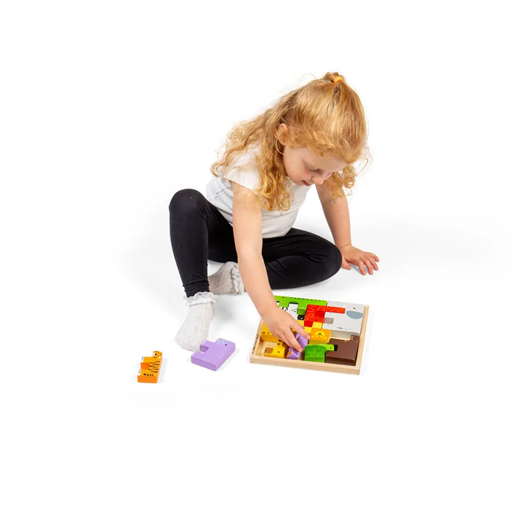 animal_lockablock_5.webp Outlet Animal Lock-A-Block Wooden Puzzles And Activity Toys | Traditional Wooden Toys
