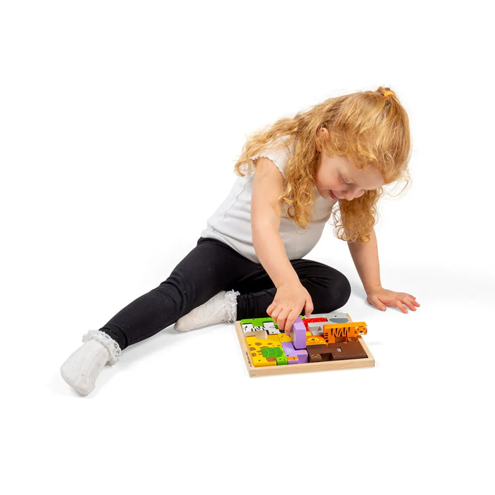 animal_lockablock_6.webp Outlet Animal Lock-A-Block Wooden Puzzles And Activity Toys | Traditional Wooden Toys