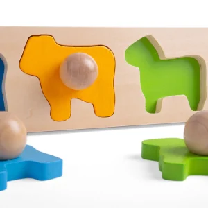 Outlet Animal Matching Board Wooden Puzzles And Activity Toys | Montessori Toys