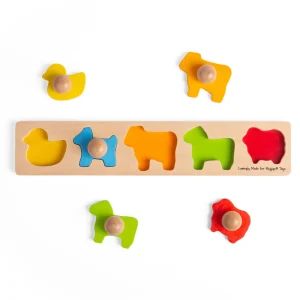 Outlet Animal Matching Board Wooden Puzzles And Activity Toys | Montessori Toys