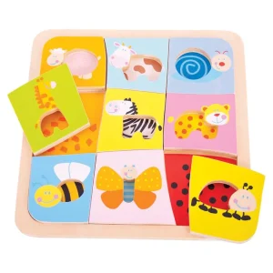 New Animal Patterns Puzzle Wooden Puzzles And Activity Toys | Children's Wooden Puzzles