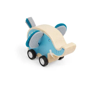 Clearance Animal Pull Backs – Elephant, Giraffe Traditional Wooden Toys | Wooden Push And Pull Along Toys