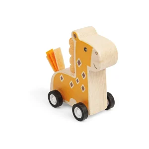 Clearance Animal Pull Backs – Elephant, Giraffe Traditional Wooden Toys | Wooden Push And Pull Along Toys