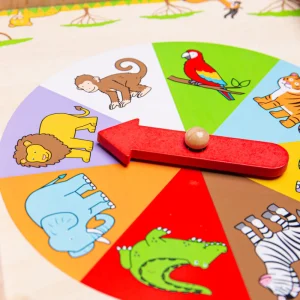 Clearance Animal Shut the Box Traditional Wooden Games