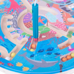 Outlet Aquatic Maze Puzzle Wooden Puzzles And Activity Toys | Activity Toys & Games