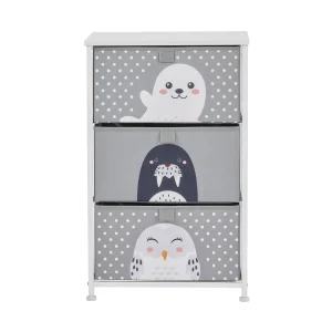 Discount Arctic 3 Drawer Storage Chest Kids Kid’s Furniture