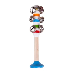 New Bell Stick (Blue) Traditional Wooden Toys | Gifts For 5 Yr Olds