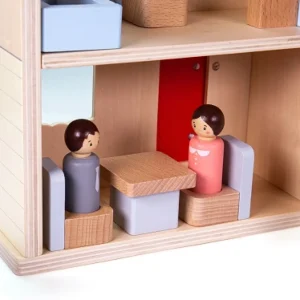 Discount Bigjigs Folding Dolls House Set Wooden Doll’s Houses | Activity Toys & Games