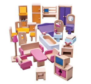 Best Bigjigs Heritage Playset Doll Furniture Set Wooden Doll’s Houses