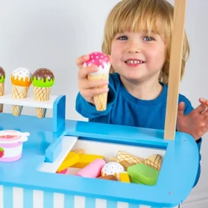 Discount Bigjigs Ice Cream Cart Play Shop Cook And Share | Shopping Role Play