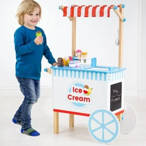 Discount Bigjigs Ice Cream Cart Play Shop Cook And Share | Shopping Role Play
