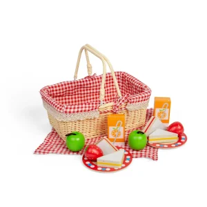 Online Bigjigs Picnic Basket Play Shop Cook And Share | Lifestyle & Vocations
