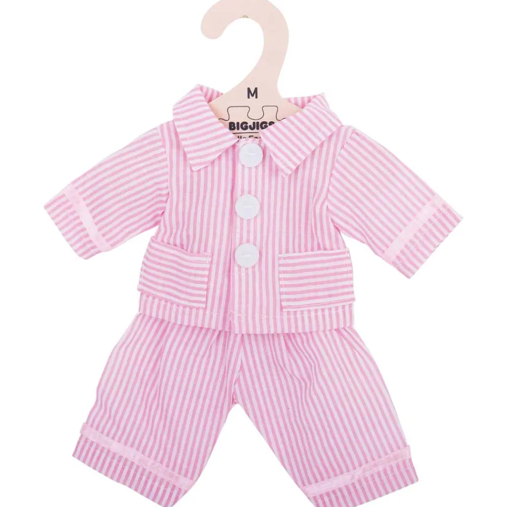bigjigs_pink_pyjamas_for__0.webp Hot Bigjigs Pink Pyjamas (for Size Medium Doll) Soft Rag Dolls