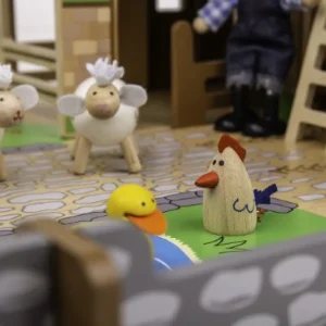Online Cobblestone Farm Wooden Animal Toys | Wooden Farm Sets & Animal Toys