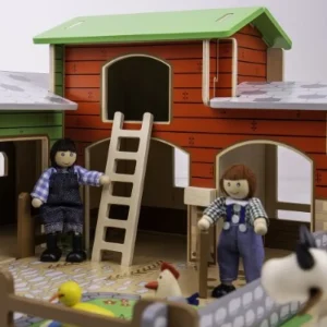 Online Cobblestone Farm Wooden Animal Toys | Wooden Farm Sets & Animal Toys