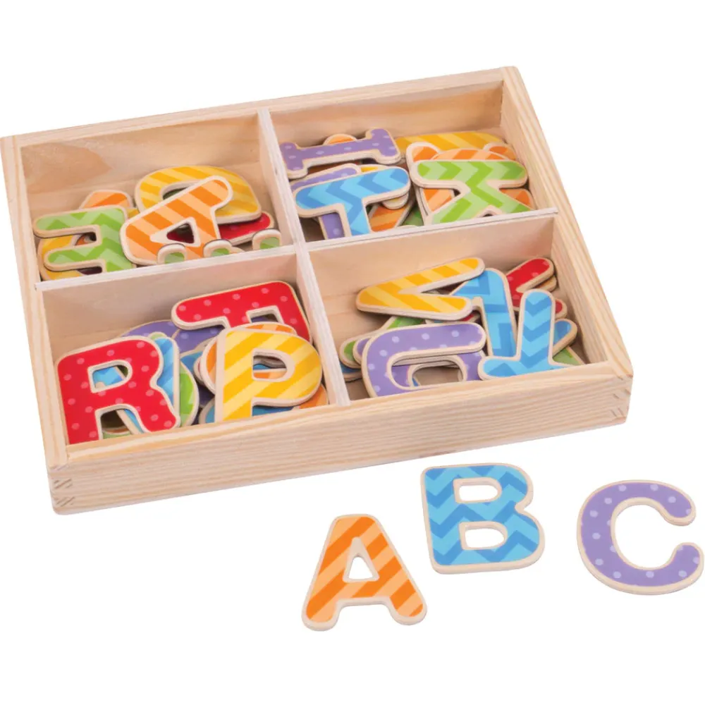 bigjigs_uppercase_magneti_1.webp Discount Bigjigs Uppercase Magnetic Letters Kids Kids Learning Numbers And Letter
