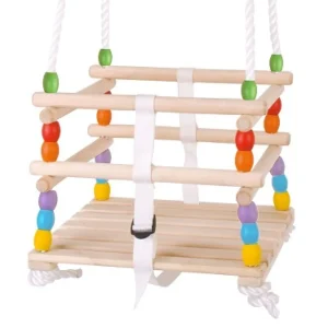 Best Bigjigs Wooden Garden Cradle Swing Outdoor Garden Toys