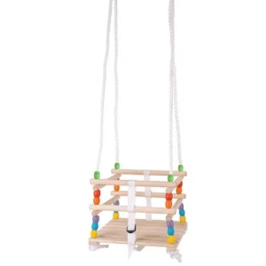Best Bigjigs Wooden Garden Cradle Swing Outdoor Garden Toys