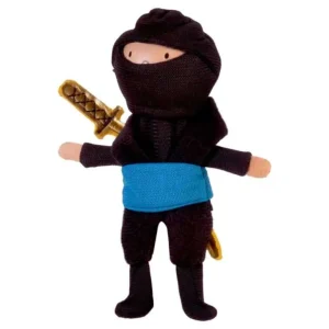 Fashion Blue Ninja Finger Puppet Puppet World