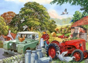 Online Bob & His Dog – BIG 500 Piece Jigsaw Puzzle Children's Wooden Puzzles