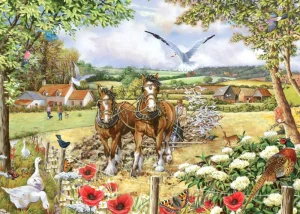 Hot Bonnie & Clyde – BIG 250 Piece Jigsaw Puzzle Children's Wooden Puzzles