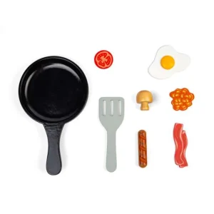 Outlet Breakfast Fry Up Wooden Toy Food Sets | Shopping Role Play
