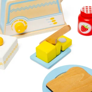 Online Breakfast Set Play Shop Cook And Share | Wooden Toy Food Sets