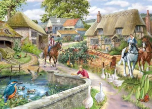 Sale Bridle Path – 1000 Piece Jigsaw Puzzle Children's Wooden Puzzles
