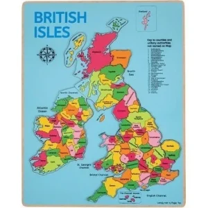 Online British Isles Inset Puzzle Wooden Puzzles And Activity Toys | Children's Wooden Puzzles