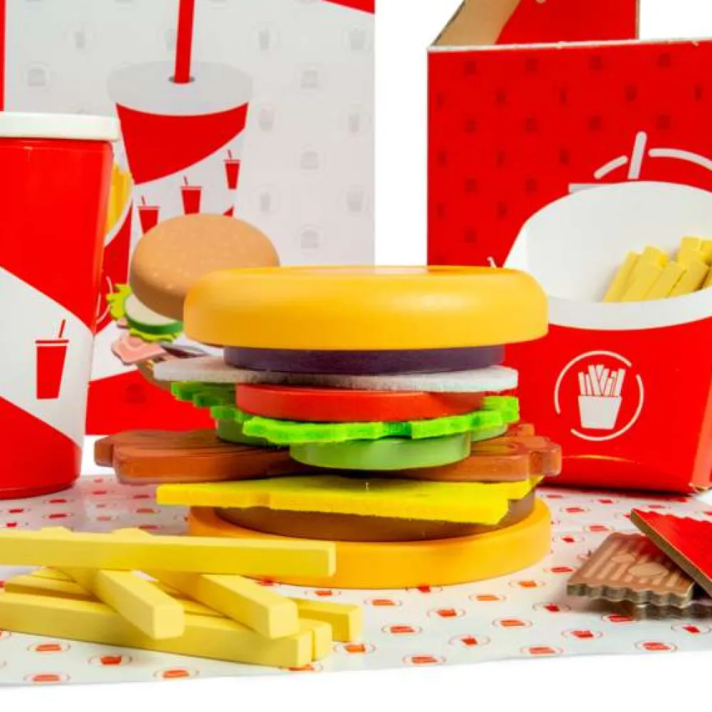 burger_and_fries_set_2.webp Hot Burger and Fries Set Wooden Toy Food Sets | Shopping Role Play