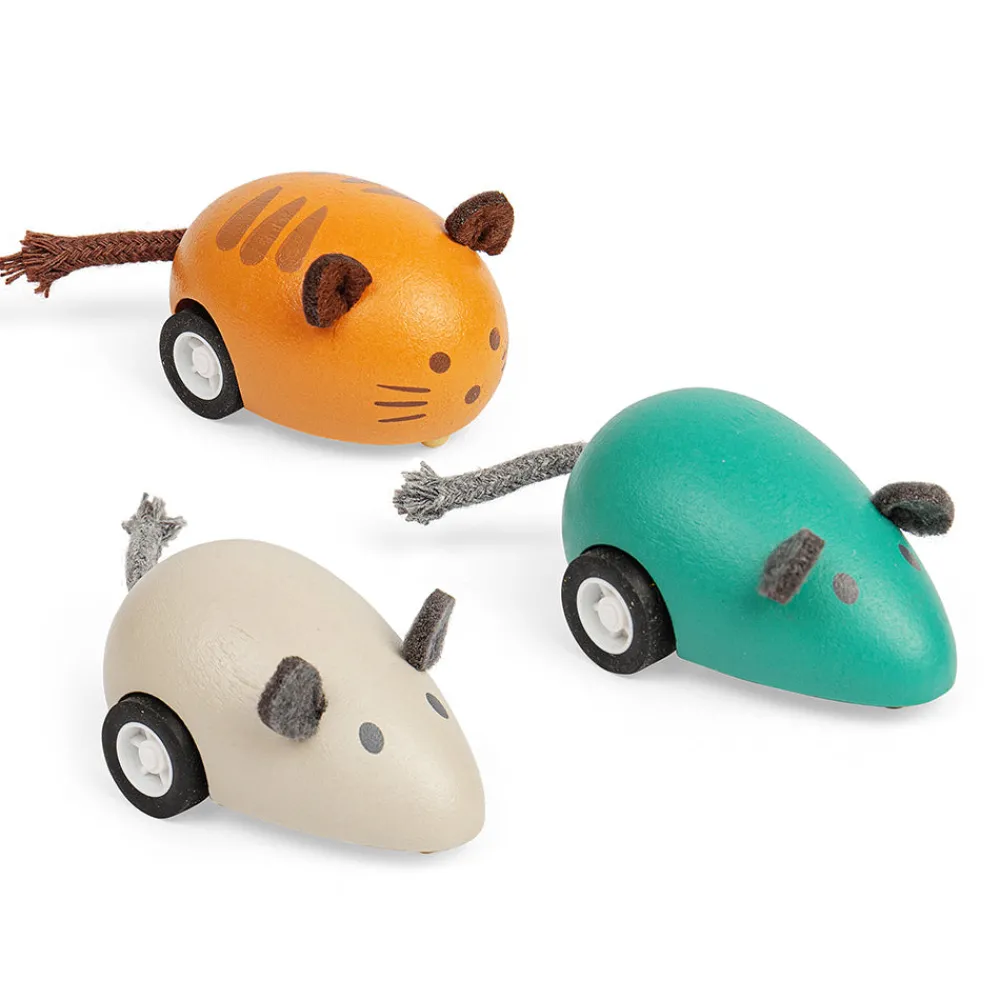 cat__mouse_pull_backs__or_0.webp Hot Cat & Mouse Pull Backs – Orange Cat Traditional Wooden Toys | Wooden Push And Pull Along Toys