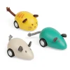 Online Cat & Mouse Pull Backs – Yellow Cat Traditional Wooden Toys | Wooden Push And Pull Along Toys