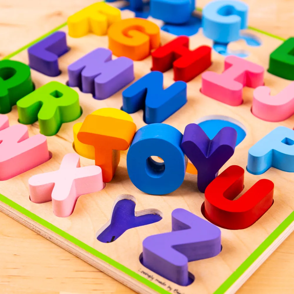 chunky_alphabet_puzzle_2.webp Outlet Chunky Alphabet Puzzle Wooden Puzzles And Activity Toys | Children's Wooden Puzzles