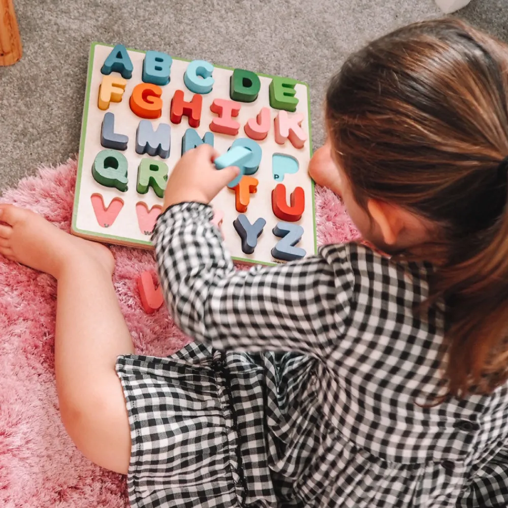 chunky_alphabet_puzzle_4.webp Outlet Chunky Alphabet Puzzle Wooden Puzzles And Activity Toys | Children's Wooden Puzzles