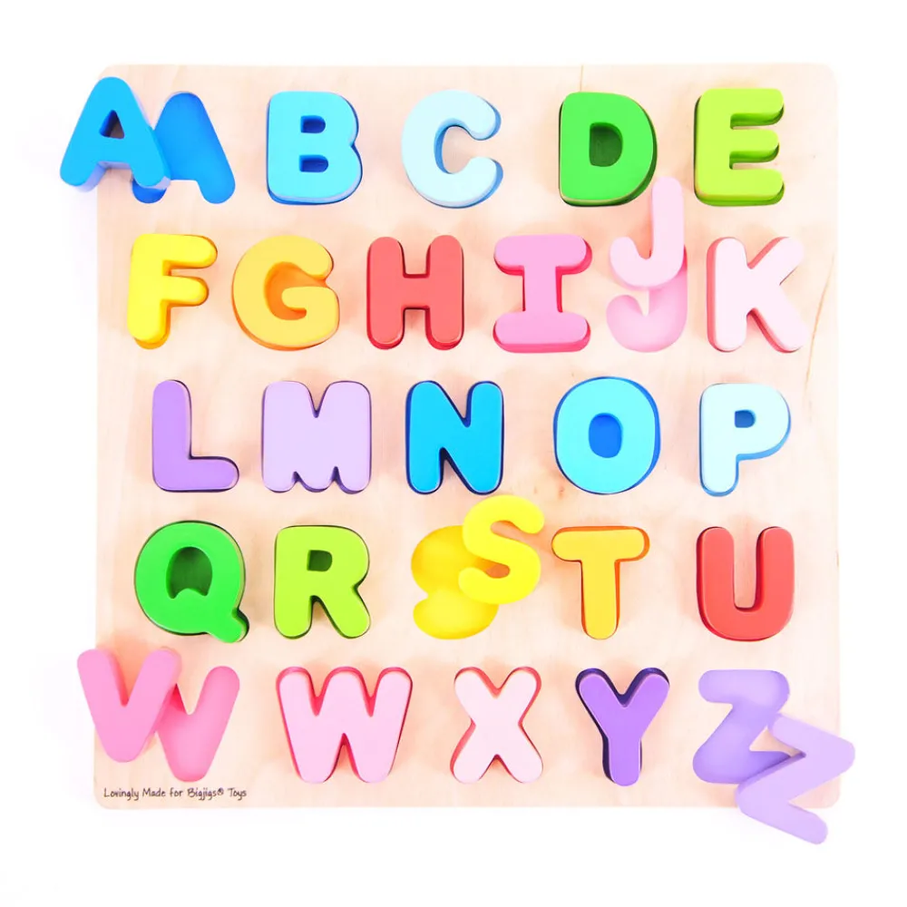 chunky_alphabet_puzzle_7.webp Outlet Chunky Alphabet Puzzle Wooden Puzzles And Activity Toys | Children's Wooden Puzzles
