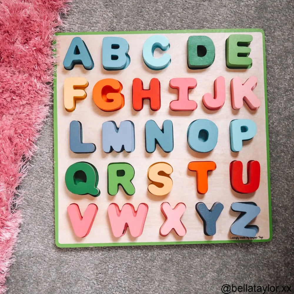 chunky_alphabet_puzzle_8.webp Outlet Chunky Alphabet Puzzle Wooden Puzzles And Activity Toys | Children's Wooden Puzzles