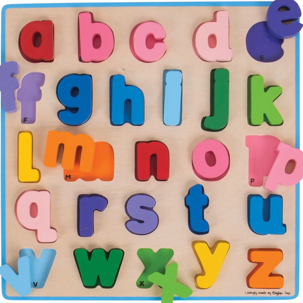 chunky_alphabet_puzzle_lo_0.webp Best Chunky Alphabet Puzzle (Lowercase) Kids Wooden Puzzles And Activity Toys | Kids Learning Numbers And Letter