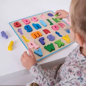 Best Chunky Alphabet Puzzle (Lowercase) Kids Wooden Puzzles And Activity Toys | Kids Learning Numbers And Letter