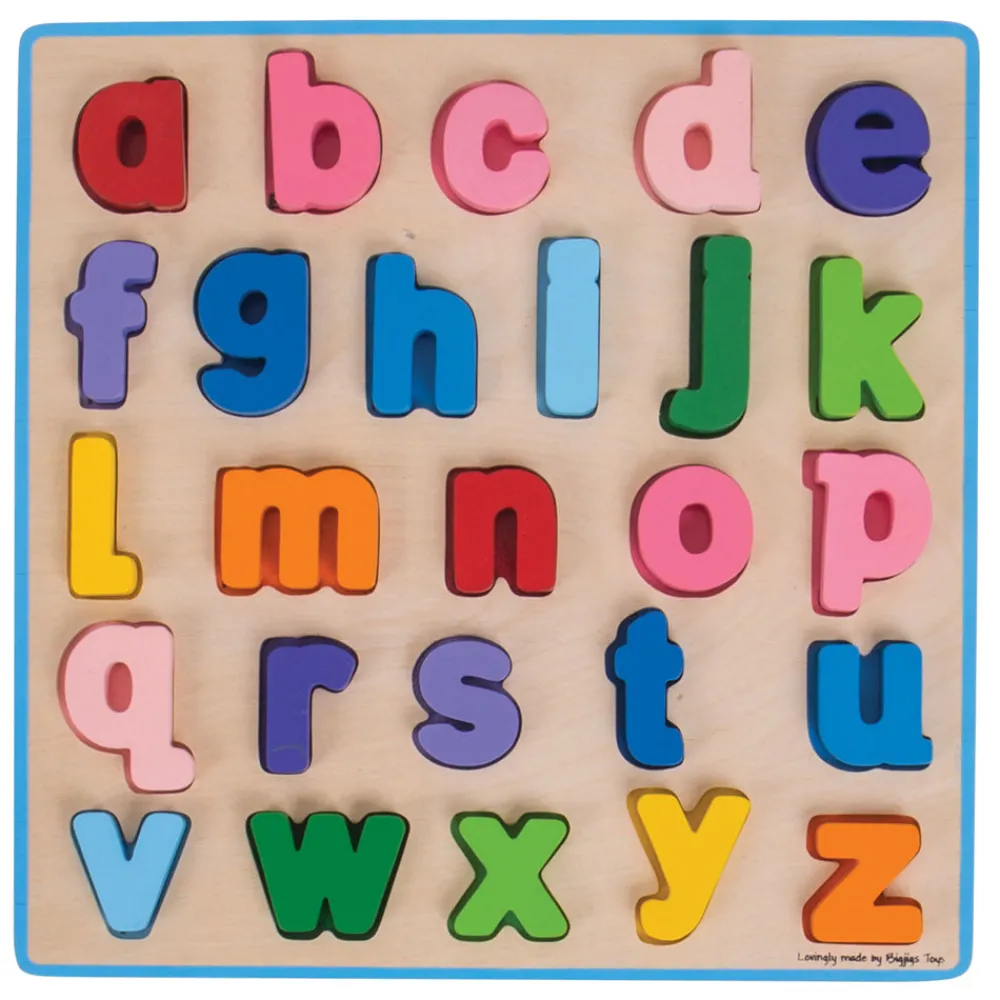 chunky_alphabet_puzzle_lo_2.webp Best Chunky Alphabet Puzzle (Lowercase) Kids Wooden Puzzles And Activity Toys | Kids Learning Numbers And Letter