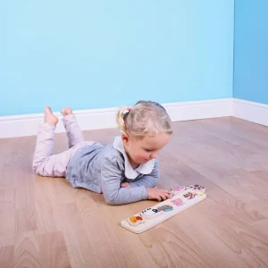 Clearance Chunky Lift and Match Farm Puzzle Wooden Puzzles And Activity Toys | Children's Wooden Puzzles